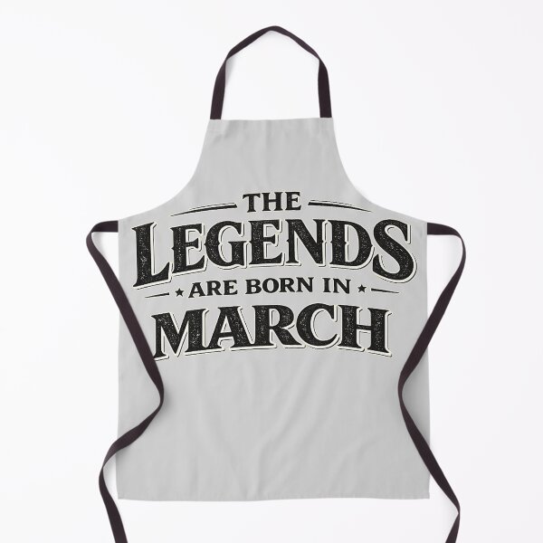 Item preview, The Legends Are Born In March – Bold Minimal Typography Design – March Birthday Gift designed and sold by Szapeee.