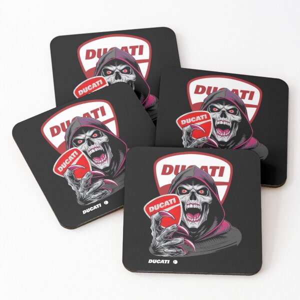 Item preview, Ducati Grim Reaper - Dark Italian Power designed and sold by  The Midnight Library - Book Lover Gifts & Kindle Accessories.