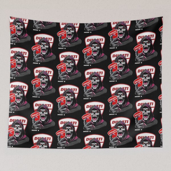 Item preview, Ducati Grim Reaper - Dark Italian Power designed and sold by  The Midnight Library - Book Lover Gifts & Kindle Accessories.
