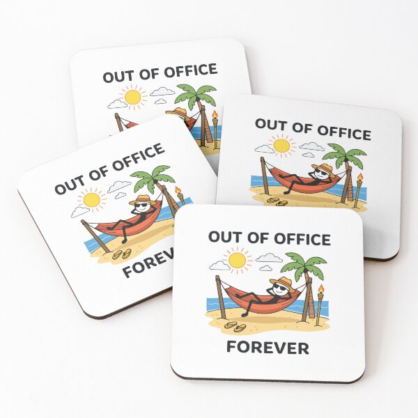 Item preview, Out of Office Forever Funny Retirement Vacation Gift Freedom Lif designed and sold by kiralynstration.