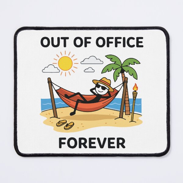 Item preview, Out of Office Forever Funny Retirement Vacation Gift Freedom Lif designed and sold by kiralynstration.