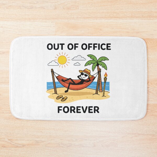 Item preview, Out of Office Forever Funny Retirement Vacation Gift Freedom Lif designed and sold by kiralynstration.