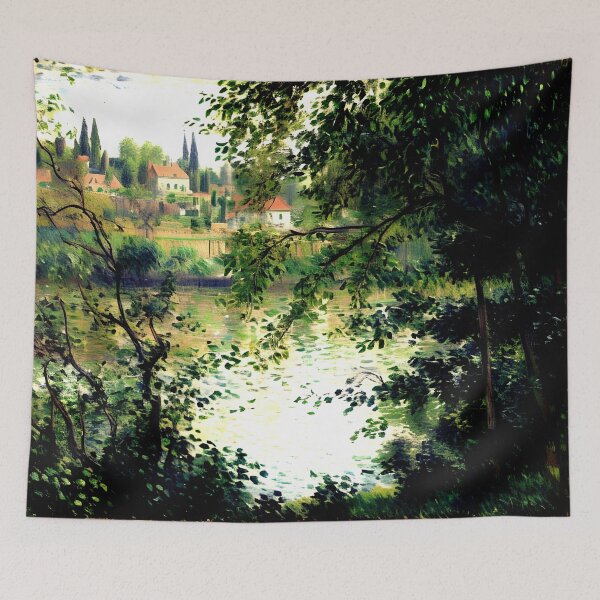 Item preview, Île de la Grande Jatte Through the Trees designed and sold by artdesignsnow.