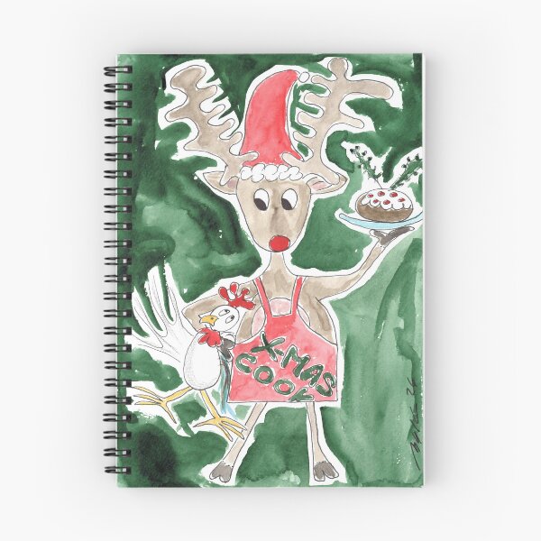 Artikelvorschau, Weihnachten, Rudolph Rentier Weihnachtskoch, Weihnachten, Rudolph Rentier Weihnachtskoch entworfen und verkauft von Anke‘s Bazaar.
