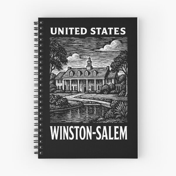 Item preview, Estilo linograbado de Winston-Salem, EE. UU. designed and sold by Thistle-TShop.