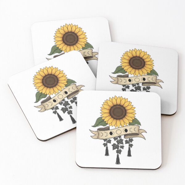 Item preview, Sunflower Moon Phase Seal designed and sold by pumsquare.