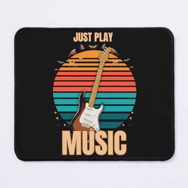 Item preview, Just Play Music – Retro Music Design designed and sold by Joyful-Pixel.