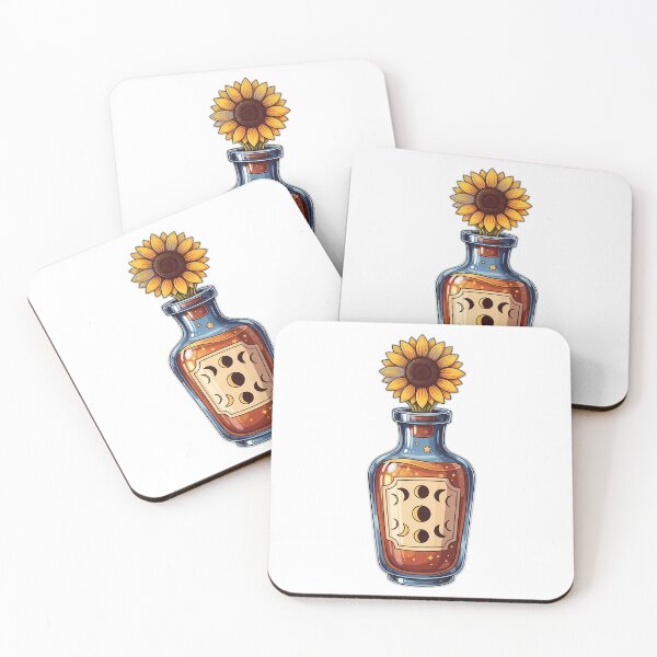 Item preview, Sunflower Apothecary Bottle designed and sold by pumsquare.