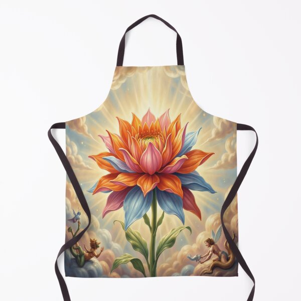Item preview, Mythic Fantasy Bloom with Radiant Light and Celestial Guardians in a Dreamlike Scene designed and sold by FotoworldEdel.