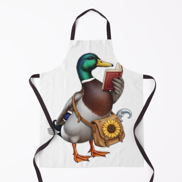 Item preview, Bookish Duck Sunflower Satchel designed and sold by pumsquare.