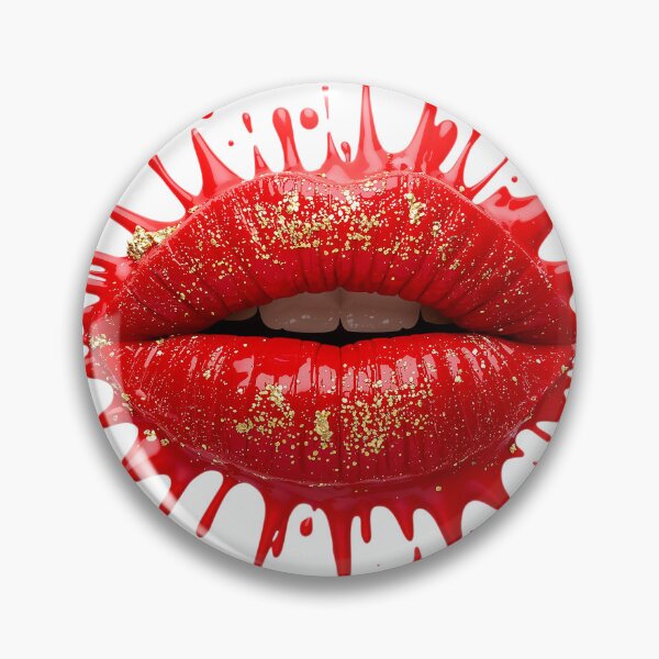 Item preview, beautiful red lips, splash of lipstick designed and sold by TanyaLovus.