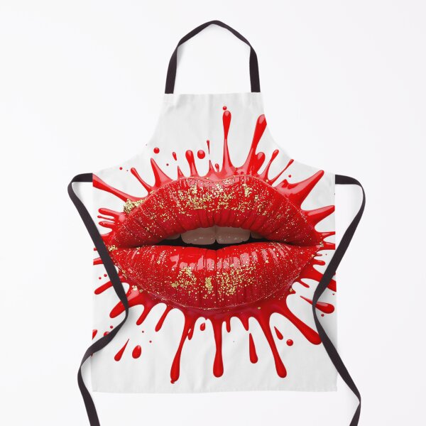 Item preview, beautiful red lips, splash of lipstick designed and sold by TanyaLovus.