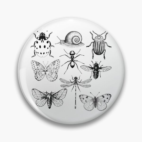 Item preview, Bugs and Ladybugs Stencil  designed and sold by ice-apparel.