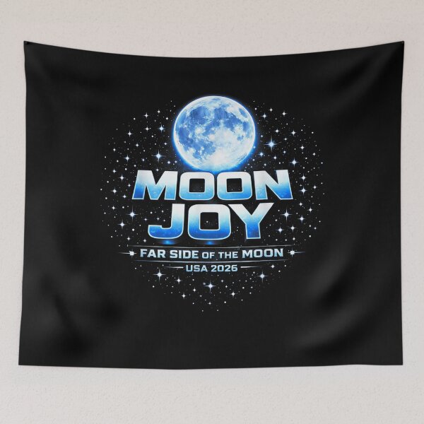 Item preview, Far Side of The Moon Joy Space Exploration USA Moon 2026 designed and sold by ZalcArtStore.