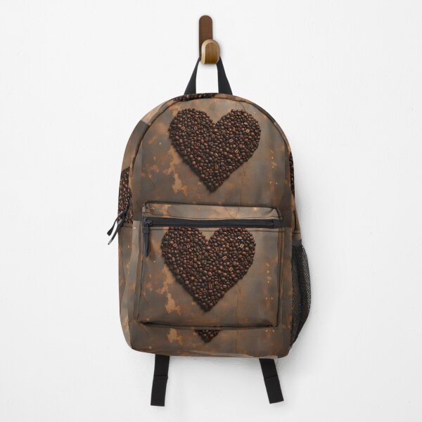 Item preview, Coffee Bean Heart on Rusty Steel Plate designed and sold by Marcu Ioachim.