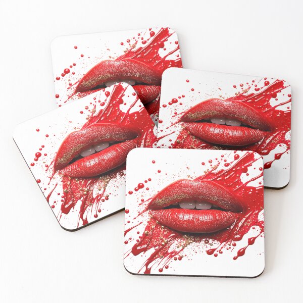Artikelvorschau, wunderschöne rote Lippen, ein Hauch von Lippenstift entworfen und verkauft von TanyaLovus.