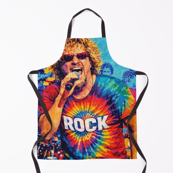 Item preview, Sammy Hagar The Red Rocker on Stage Pop Art designed and sold by LuluLeb.