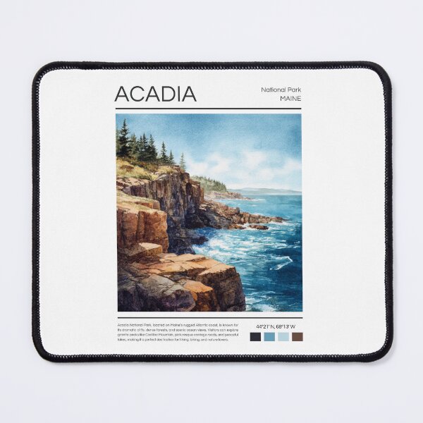 Item preview, Acadia National Park - Maine designed and sold by StudioRedKoala.