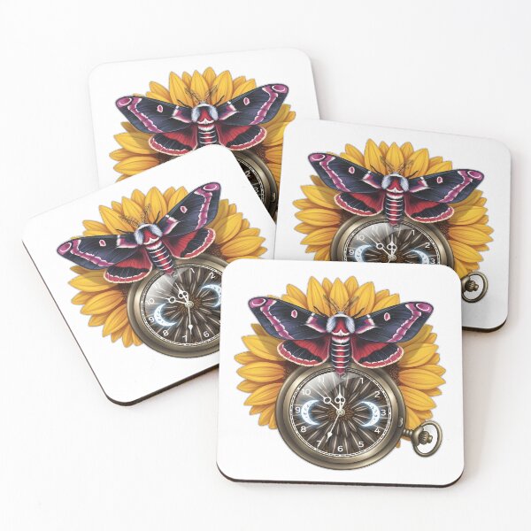 Item preview, Sunflower Pocket Watch Moth designed and sold by pumsquare.