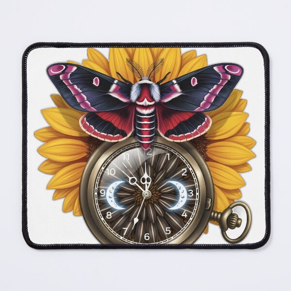 Item preview, Sunflower Pocket Watch Moth designed and sold by pumsquare.