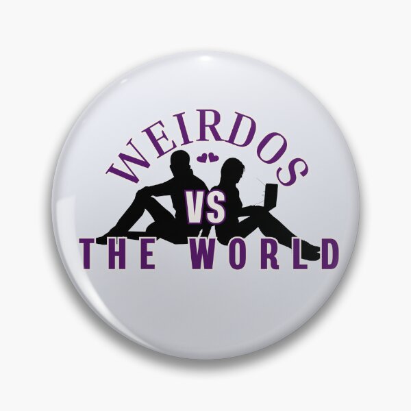 Item preview, Weirdos vs The World — Design Couple Geek & Gamer designed and sold by Love&Geek.