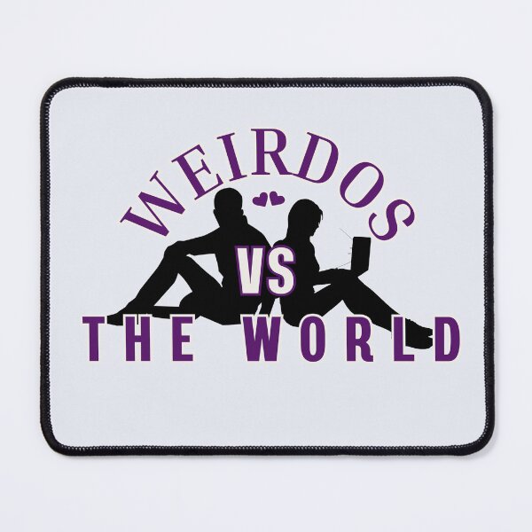 Item preview, Weirdos vs The World — Design Couple Geek & Gamer designed and sold by Love&Geek.