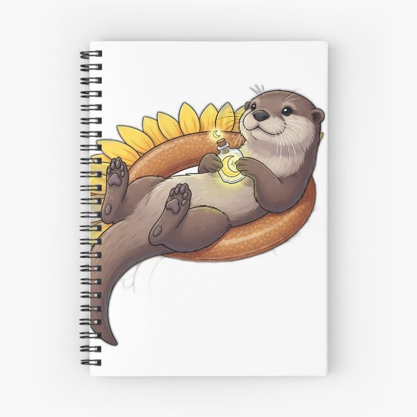 Item preview, Otter Sunflower Life Ring designed and sold by pumsquare.