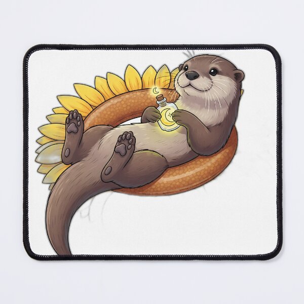 Item preview, Otter Sunflower Life Ring designed and sold by pumsquare.