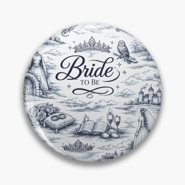 Artikelvorschau, Brautkleid „Fantasy Toile de Jouy“ – Junggesellinnenabschied – Märchenhochzeit Blau entworfen und verkauft von Love&Geek.