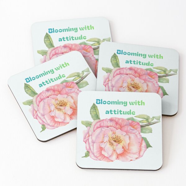 Item preview, Blooming With Attitude Rose – Sassy Floral Quote, Cute but Savage Flower Aesthetic designed and sold by Yarlseri.