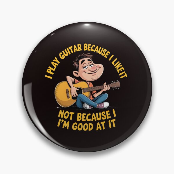 Item preview, I Play Guitar Because I Like It Not Because I'm Good At It – Guitar Player Funny Humor designed and sold by Redgiant87x.