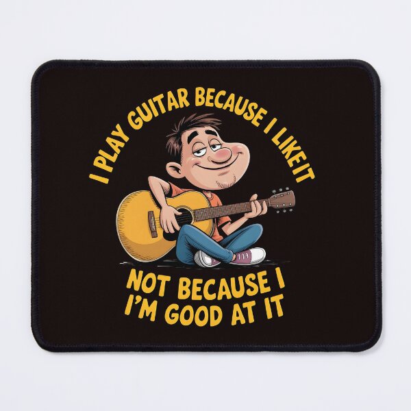 Item preview, I Play Guitar Because I Like It Not Because I'm Good At It – Guitar Player Funny Humor designed and sold by Redgiant87x.