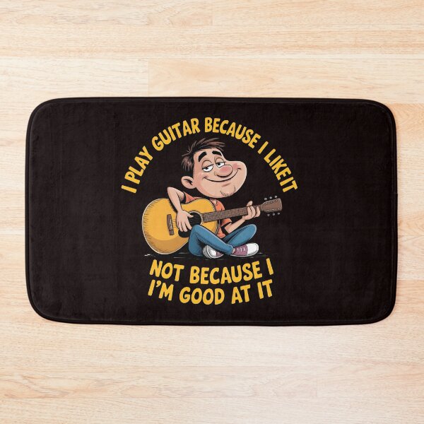 Item preview, I Play Guitar Because I Like It Not Because I'm Good At It – Guitar Player Funny Humor designed and sold by Redgiant87x.
