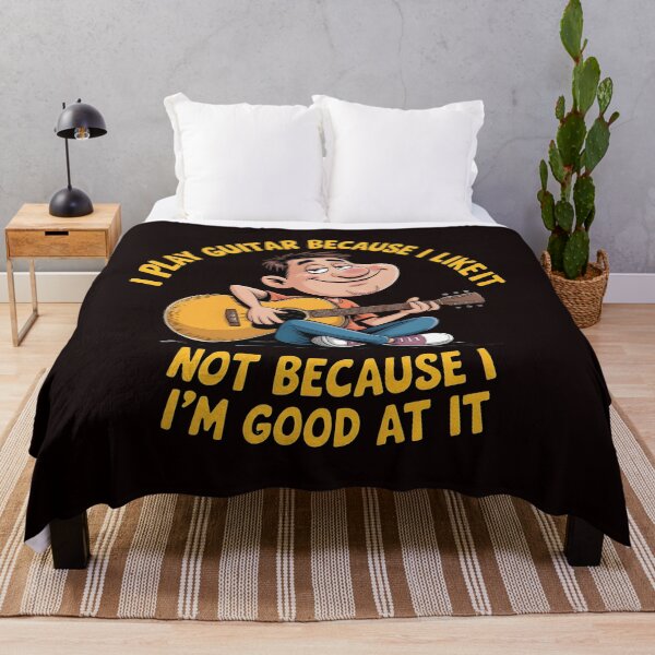 Item preview, I Play Guitar Because I Like It Not Because I'm Good At It – Guitar Player Funny Humor designed and sold by Redgiant87x.