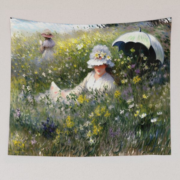 Item preview, In the Meadow: A Sunlit Expanse of Wild Grasses designed and sold by artdesignsnow.