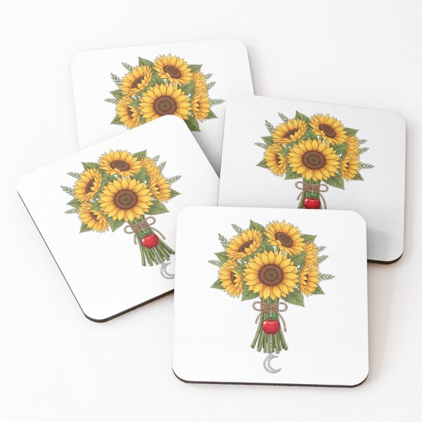 Item preview, Sunflower Apple Charm Bouquet designed and sold by pumsquare.