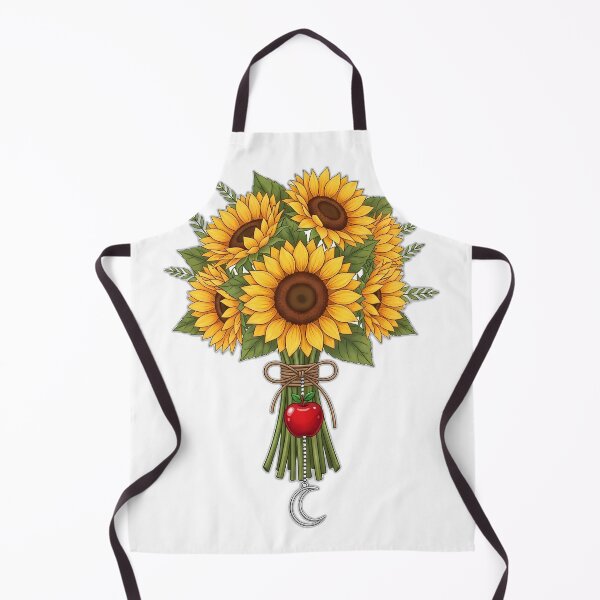 Artikelvorschau, Sonnenblumen-Apfel-Charm-Strauß entworfen und verkauft von pumsquare.