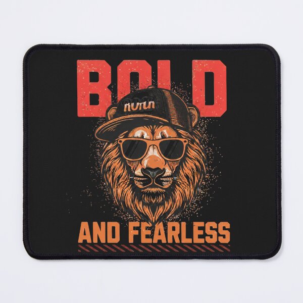 Item preview, Bold And Fearless Lion Streetwear Shirt Motivational Animal Design designed and sold by ArtsBorn2Create.