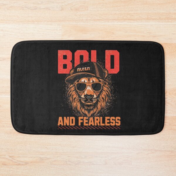 Item preview, Bold And Fearless Lion Streetwear Shirt Motivational Animal Design designed and sold by ArtsBorn2Create.