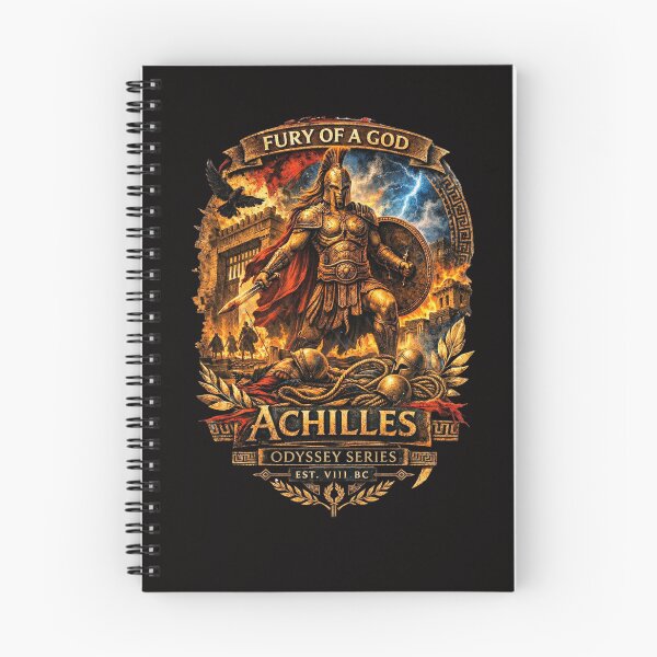 Item preview, Fury of a God – Achilles – Greek Mythology Apparel – Odyssey Series  designed and sold by Odyssey-Series.