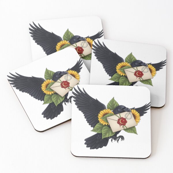 Item preview, Raven Sunflower Letter designed and sold by pumsquare.