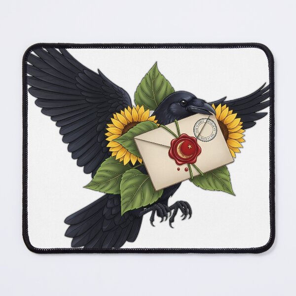Item preview, Raven Sunflower Letter designed and sold by pumsquare.