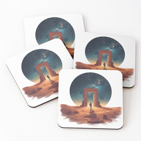 Item preview, The Traveler’s Portal – Surreal Doorway to the Cosmos designed and sold by catcurio.