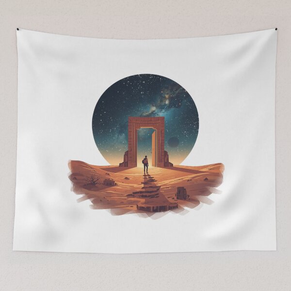 Item preview, The Traveler’s Portal – Surreal Doorway to the Cosmos designed and sold by catcurio.