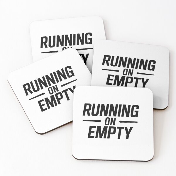 Item preview, Running On Empty T-Shirt – Funny Minimalist Quote Shirt, Tired Mood Aesthetic Tee, Relatable Humor Design designed and sold by gazaliya.