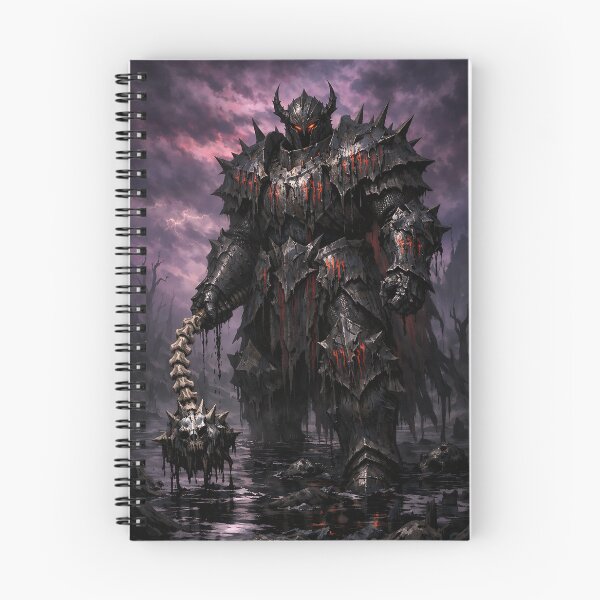 Item preview, Cursed Obsidian Juggernaut - Dark Fantasy Black Knight designed and sold by bapupa.