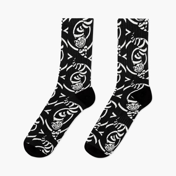 Item preview, Cheshire Cat black and white  designed and sold by Chad's Fresh Art.