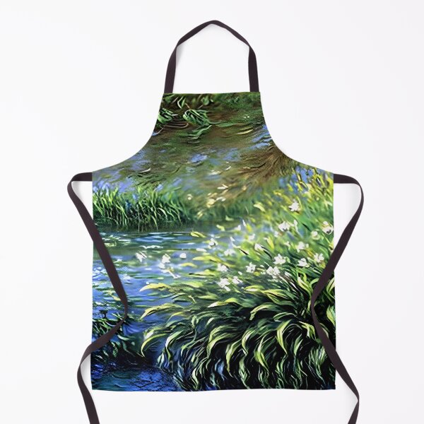 Item preview, Irises at the Sea-Rose Pond: A Luminous Study of Blossoming Flowers designed and sold by artdesignsnow.