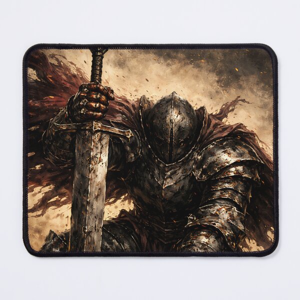 Item preview, The Bastion of the Abyss - Dark Fantasy Black Knight designed and sold by bapupa.