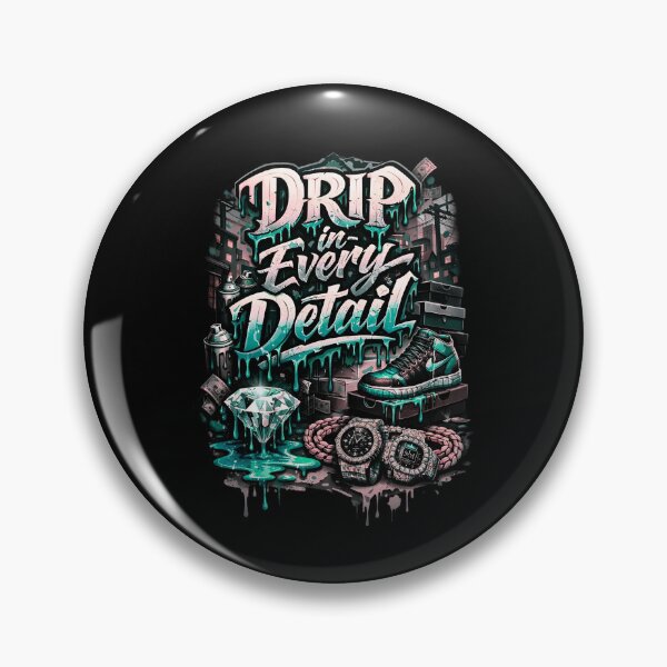 Item preview, Drip In Every Detail Streetwear Elegance A Stunning Fusion of Graffiti Art Urban Fashion and Urban Lifestyle designed and sold by Matt_Smith.